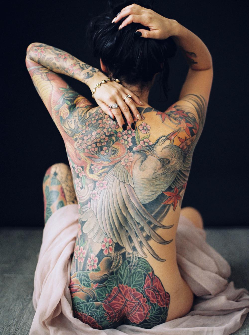 Tattoos - Heron maiden - 115117