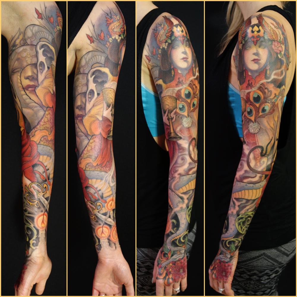 Tattoos - goddess sleeve - 115142