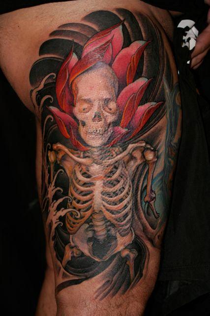 Tattoos - Skeleton Tattoo - 53438