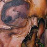 Skull and Primrose Tattoo Thumbnail