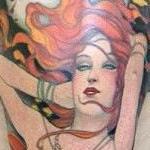 Tattoos - Art Nouveau Sleeve - 68129