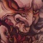 Tattoos - Evil Hanya Mask - 74761