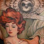 in progress mucha style back piece  Tattoo Thumbnail