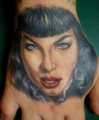 Jesso - betty page hand