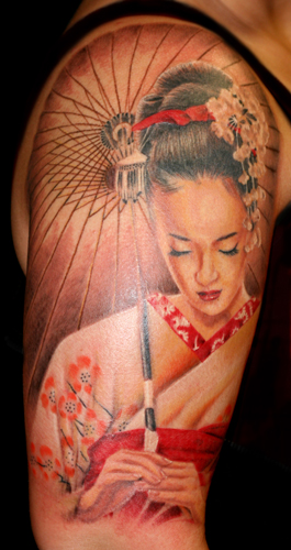 Jesso - Geisha Umbrella