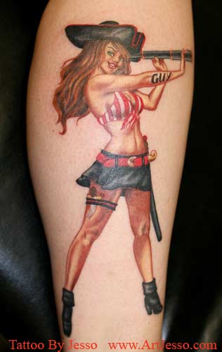 Keyword Galleries Pin Up Tattoos Realistic Tattoos