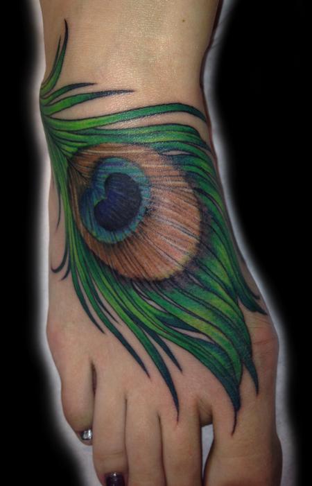 Tattoos - peacock feather - 73538