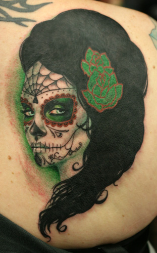 Jesso - Sylvia Ji painting green