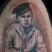 Tattoos - clars dad navy portrait - 53449