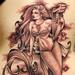 Tattoos - harp mermaid - 58975