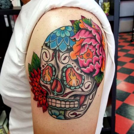 Jesse Neumann - Sugar Skull Tattoo