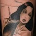 tattoo galleries/ - Black and Grey Pinup - 52207