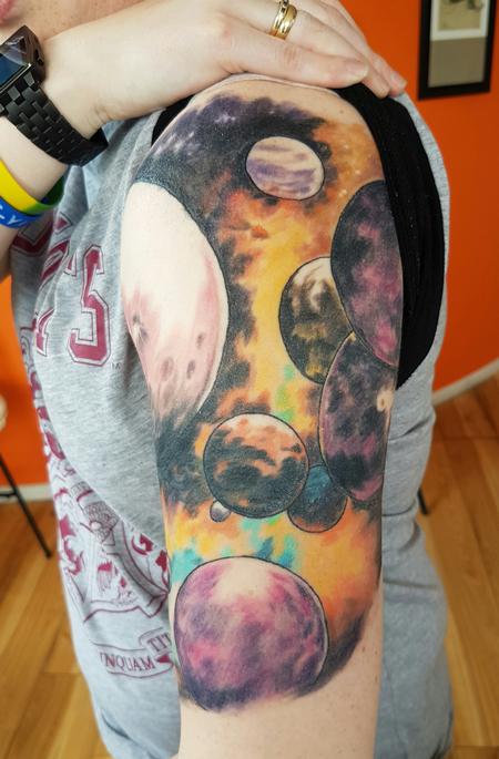 Steve Malley - Outer Space Dr Who Tattoo