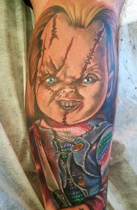 Steve Malley - Chucky Tattoo