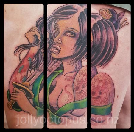 Steve Malley - Mulan Pinup Tattoo