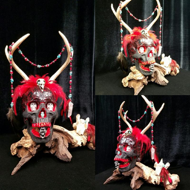 Darc Clements - Indigenous Skull