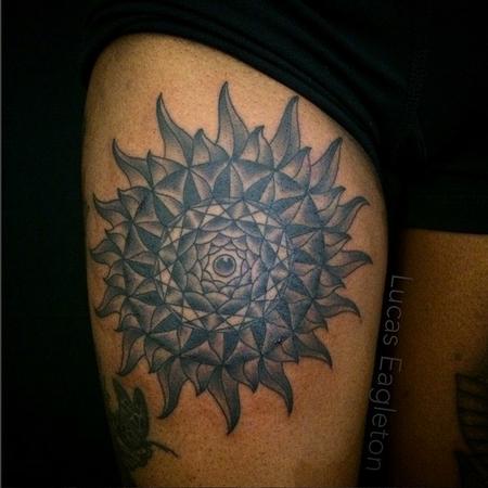 Tattoos - Sun Moon Stars Mandala - 109482