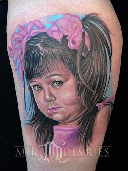 Mike DeVries - Little girl Portrait
