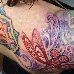 Tattoos - Dawn's Jewel toned Filagree and mandala - 91880
