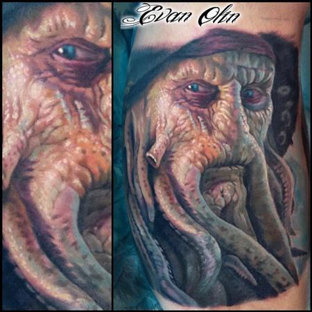 Evan Olin - Full color realistic Davey Jones from 