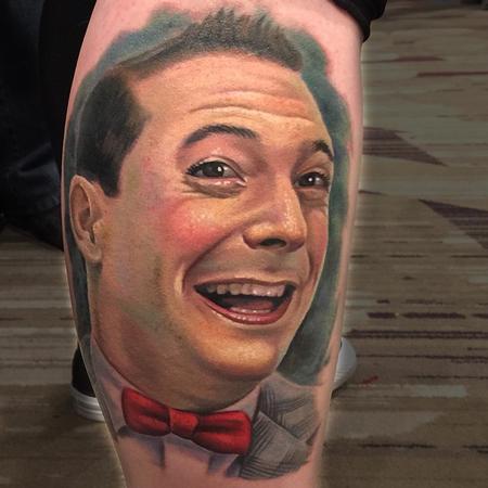 Evan Olin - Pee Wee Herman tattoo