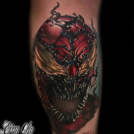 Evan Olin - Carnage ( based on a Sideshow Collectibles) tattoo
