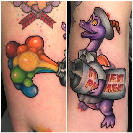 Jay Blackburn - New School Disneys Figment Pigment Tattoo