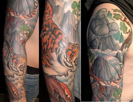 Mike Boissoneault - tiger\buddha sleeve