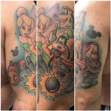 Jay Blackburn - New school Disney Tattoo