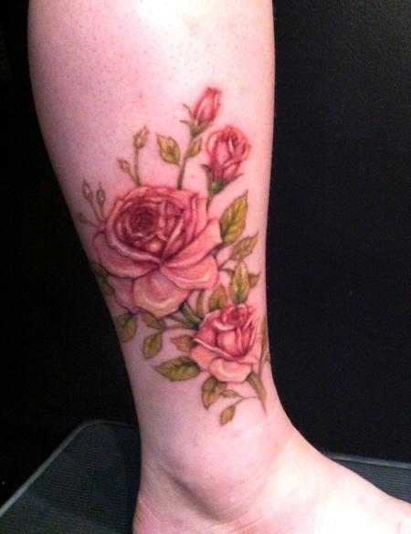 Jessica Brennan - roses. ankle