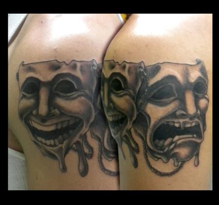 Shane Baker - Comedy and Tragedy Masks