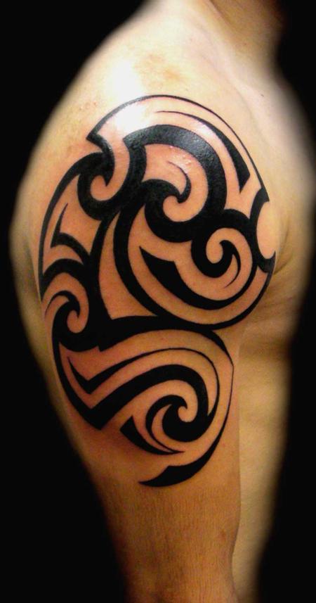 Tattoos - Jay Blackburn - Custom Tribal