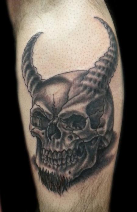 Shane Baker - Horned Skull