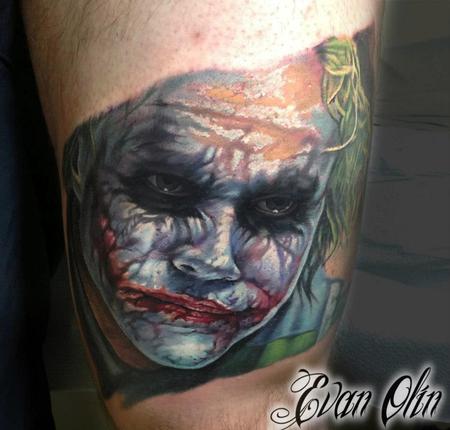 Evan Olin - Full color realistic Heath Ledger 