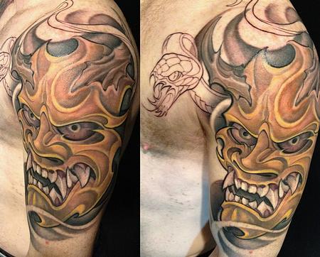 Mike Boissoneault - hayna mask half sleeve