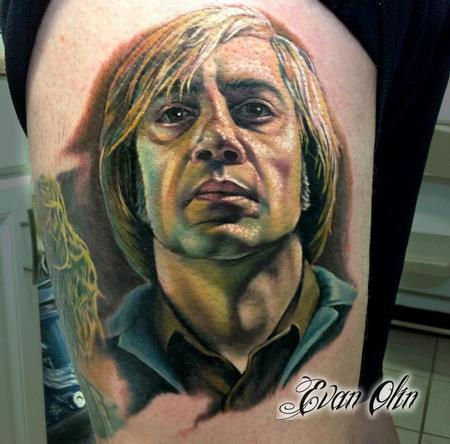 Evan Olin - Javier Bardem from the film, 