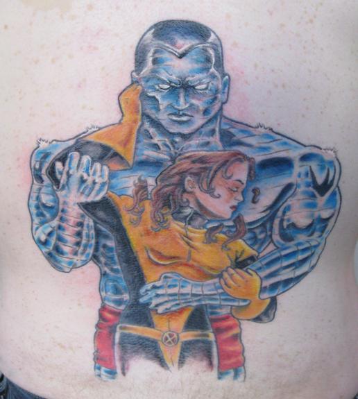 Mike Ledoux Comic Book Cover Tattoo XMen