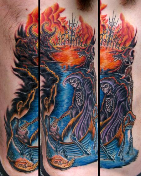 Mike Ledoux - River Styx Full Color Custom Side Piece