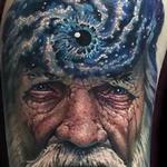 Tattoos - cosmic father time galaxy tattoo - 102408