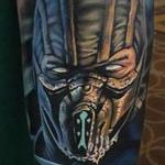 Tattoos - Color, realistic Subzero from Mortal Kombat - 108887