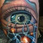 Tattoos - Color, realistic Autism inspired eye tattoo - 108889