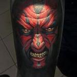 Tattoos - Darth Maul portrait tattoo (with cover up) - 116981