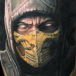 Tattoos - Scorpion from Mortal Kombat portrait tattoo - 125911