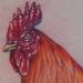 Tattoos - Full color Rhode Island Red rooster tattoo - 56850