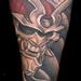 Tattoos - samurai demon mask - 76346