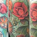 Tattoos - New School Alice In Wonderland Flowers - 132612