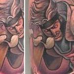 Tattoos - New school X Men Gambit tattoo - 131847