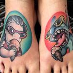 Tattoos - New school Lilo and Stitch tattoo  - 131844