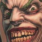 Tattoos - Full color Joker portrait tattoo - 127243