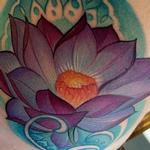 Tattoos - lotus with henna - 106144
